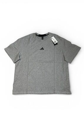 Adidas Men’s Grey Athletic Tee Size M New w/ tag